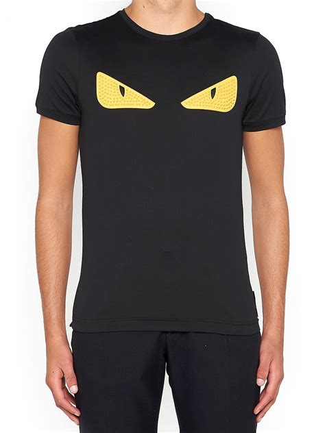 fendi black monster shorts black eyes|Fendi t shirts.